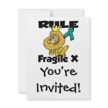 Rule Fragile X Custom Invitation