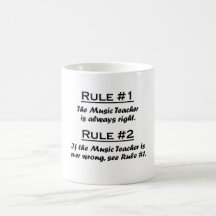 Rule Music Teacher Mug
