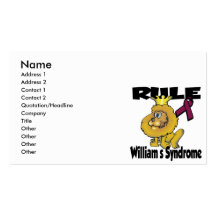 Rule Williams Syndrome Business Card Template