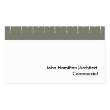 Ruler Khaki Business Cards