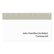 Ruler Tan Business Card Template