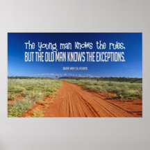 Rules Exceptions Motivational Poster