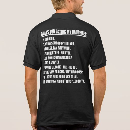 T Shirt Rules Dating Daughter