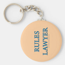 Rules Lawyer Key Chain