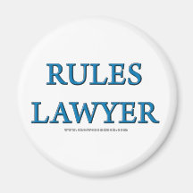 Rules Lawyer Magnet