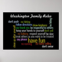 Rules of the House Poster