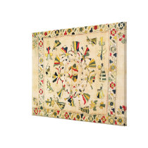 Rumal: square embroidery cover showing Punjabi dan canvas prints