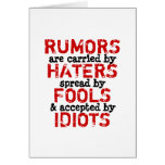 RUMORS ~ Card Truism / Philosophy cards