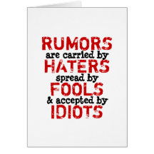RUMORS ~ Card Truism / Philosophy