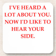 rumour drink coaster