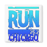 Run 26.2 Chicago Fridge Magnets