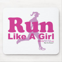 Run Like A Girl Mousepad
