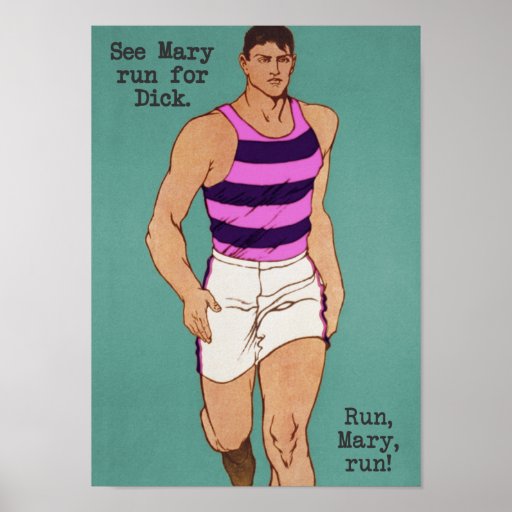 Run Mary Run! [funny gay poster]