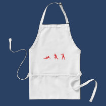 Run, Slide, Shoot aprons