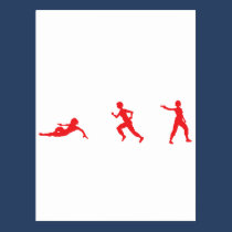 Run, Slide, Shoot postcards