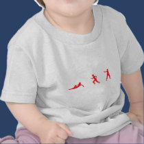 Run, Slide, Shoot t-shirts