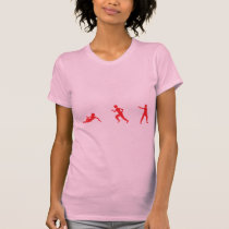 Run, Slide, Shoot t-shirts