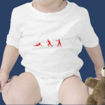 Run, Slide, Shoot t-shirts