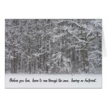 Run Through the Snow Greeting Card