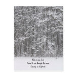 Run Through the Snow Postcard