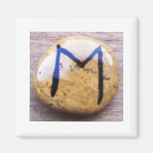 Runes Fridge Magnet