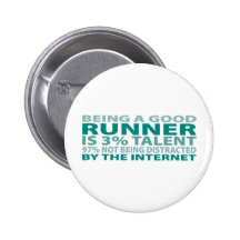 Runner 3% Talent Pinback Buttons