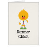Runner Chick Half Marathon Greeting Card