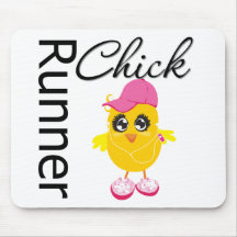 Runner Chick Mousepads