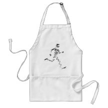 Runner cool illustration apron