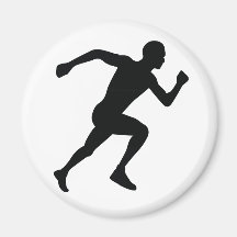 Runner Refrigerator Magnet