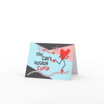 Runner's Valentine Card - You Can't Outrun Cupid