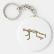 RunnerStance121211 Key Chains