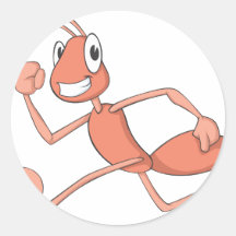 Running Ant Stickers