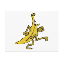 running banana post card