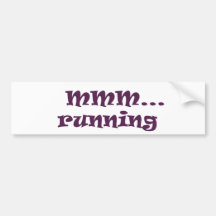 running bumper stickers