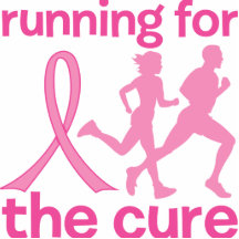 Running For The Cure Photo Cut Out