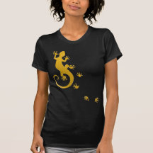 Running Gecko gold Hemd