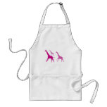Running Giraffes (Purple) Apron
