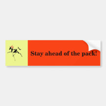 Running Horse Bumper Sticker