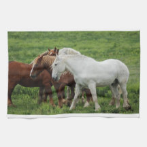 Running Horses Kitchen Towel