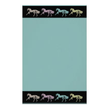 "Running Horses" ~ Stationery