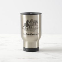 Running Horses, www.LarasCreations.net Mugs