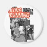Running iGuide Hitting the Wall Refrigerator Magnet