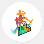 Running iGuide Splits Round Stickers