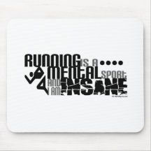 Running is a Mental Sport Mouse Mat