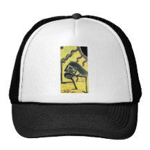 RUNNING MAN ATE THE SUN TRUCKER HAT