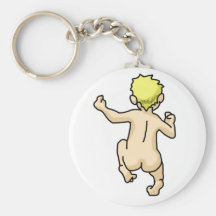 Running Naked Key Chain