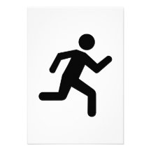 Running person custom invites