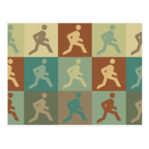 Running Pop Art Post Cards