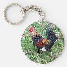 Running Rooster Key Chain